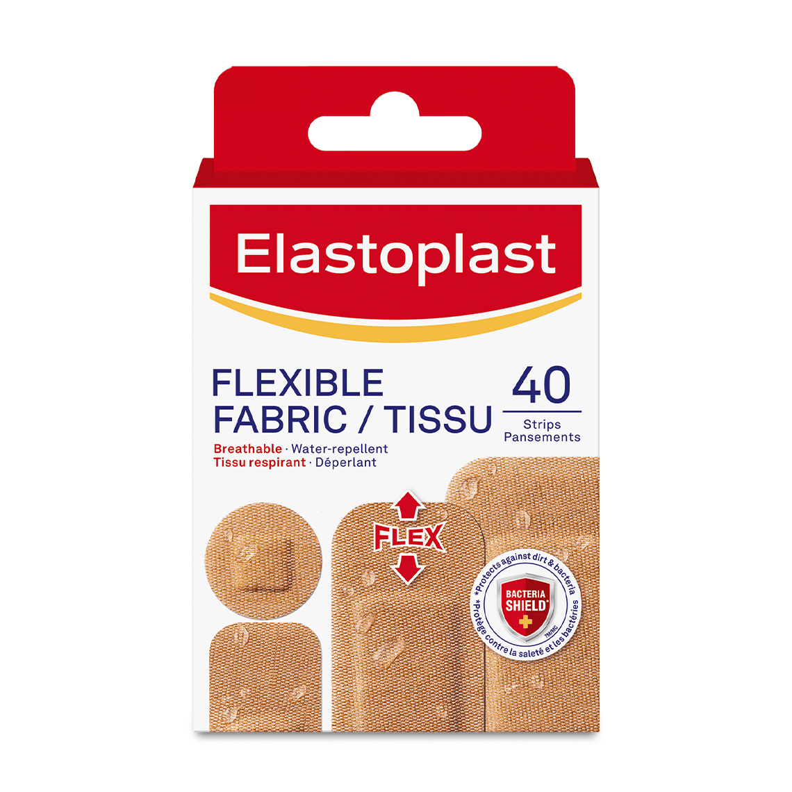Elastoplast Assorted Flexible Fabric Bandages - Variety Pack